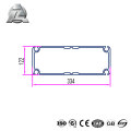 ZJD-KE761 Perfil de partes de marco de carpa de aluminio anodizado de 4,5 mm de espesor